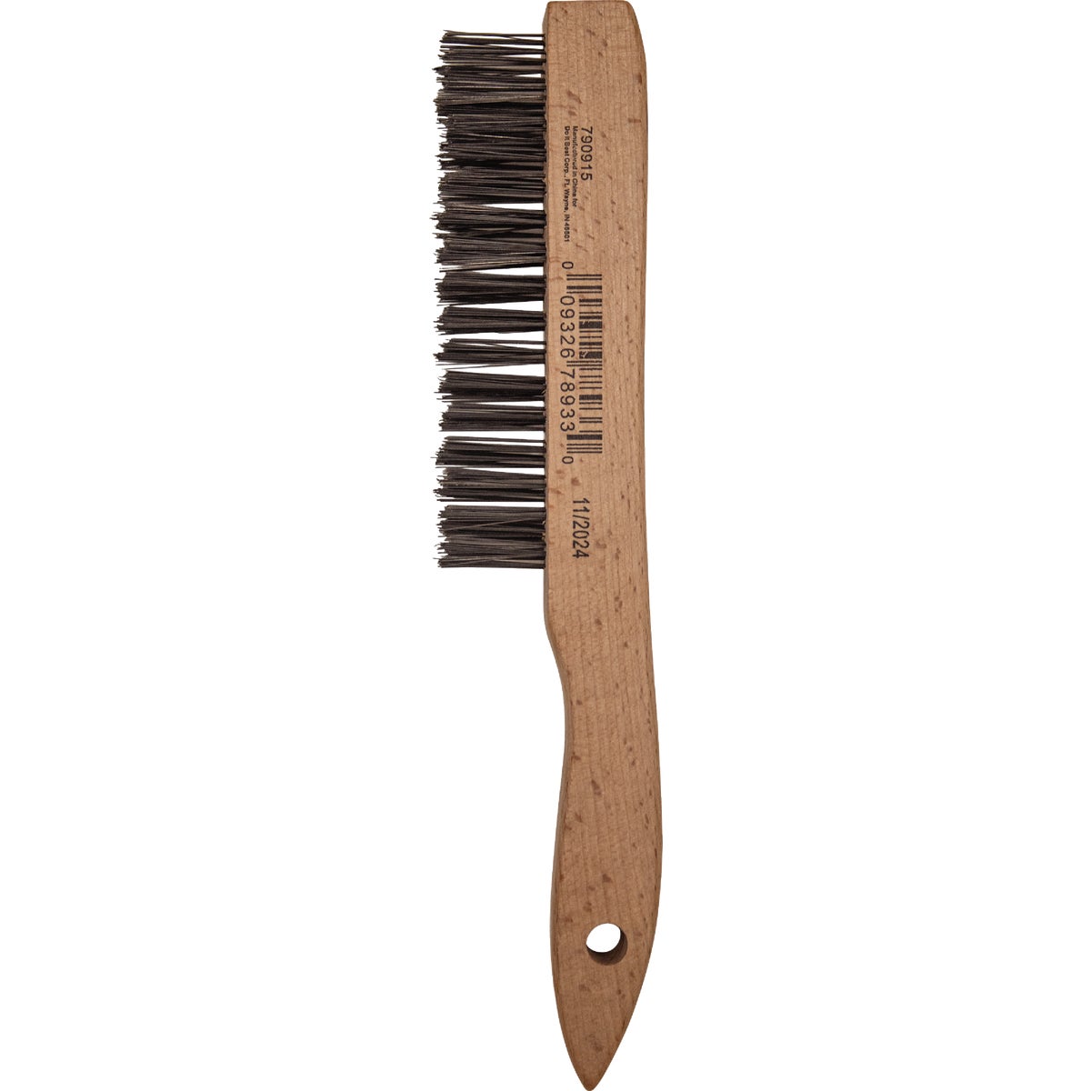 Best Look Wood Shoe Handle Wire Brush