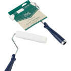 Best Look Premium 6 In. x 3/8 In. Woven Fabric Paint Roller Cover & Frame Image 1