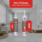 GE Advanced Silicone Kitchen & Bath Sealant, Clear, 10.1 Oz. Cartridge Image 2