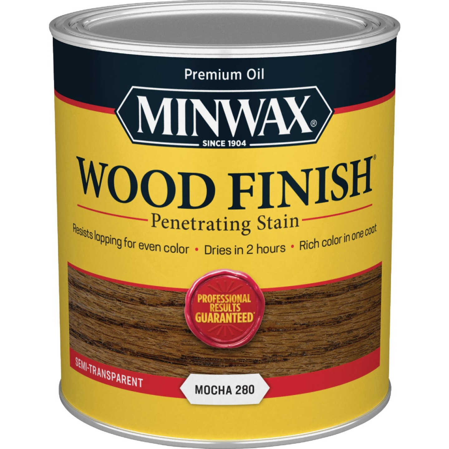 Minwax Wood Finish Penetrating Stain, Mocha, 1 Qt. Image 7