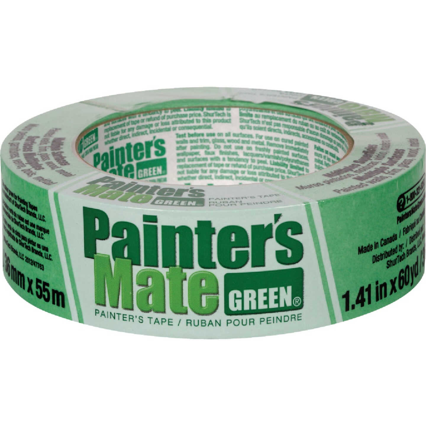 Painter's Mate Green 1.41 In. x 60 Yd. Masking Tape Image 1
