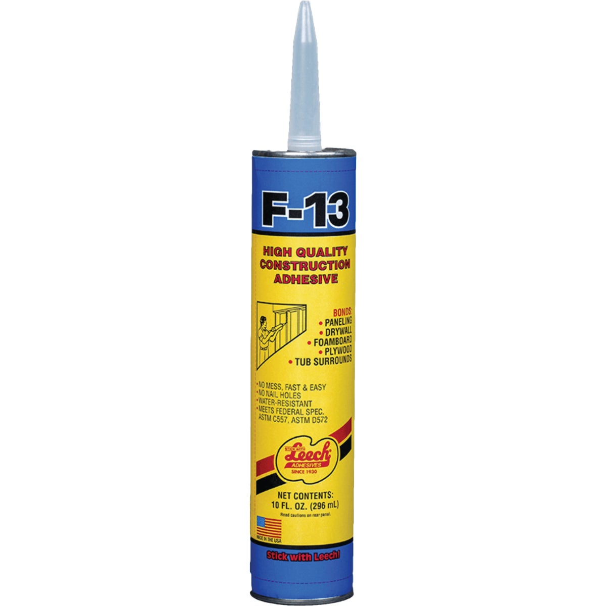 Leech F-13 10 Oz. High Quality Construction Adhesive