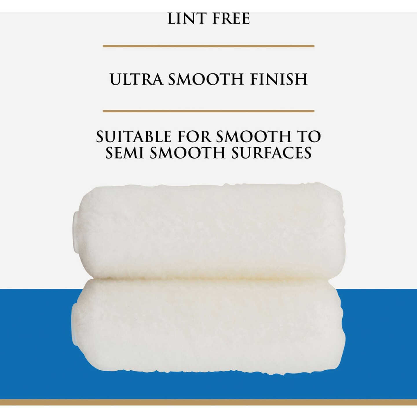 Linzer Pro Edge 6 In. x 3/8 In. Mini Microfiber Roller Cover (2-Pack) Image 6
