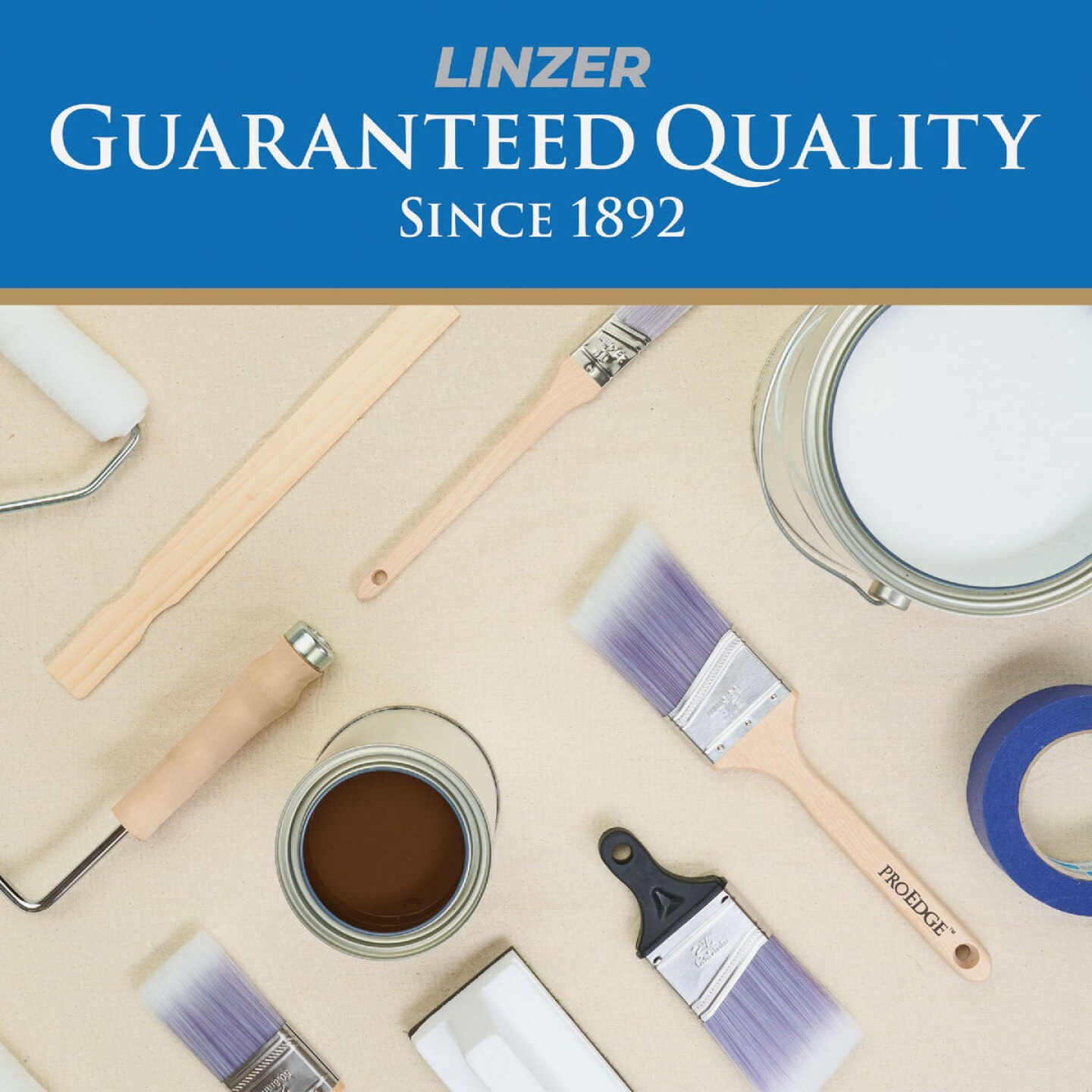 Linzer Pro Edge 6 In. x 3/8 In. Mini Microfiber Roller Cover (2-Pack) Image 5