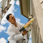 Sashco Big Stretch 10.5 Oz. Acrylic Elastomeric Caulk, White Image 3