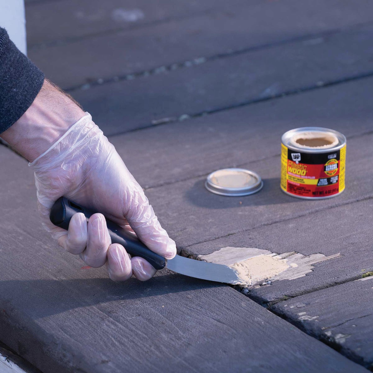 DAP Plastic Wood 16 Oz. Natural Solvent Professional Wood Filler Image 5