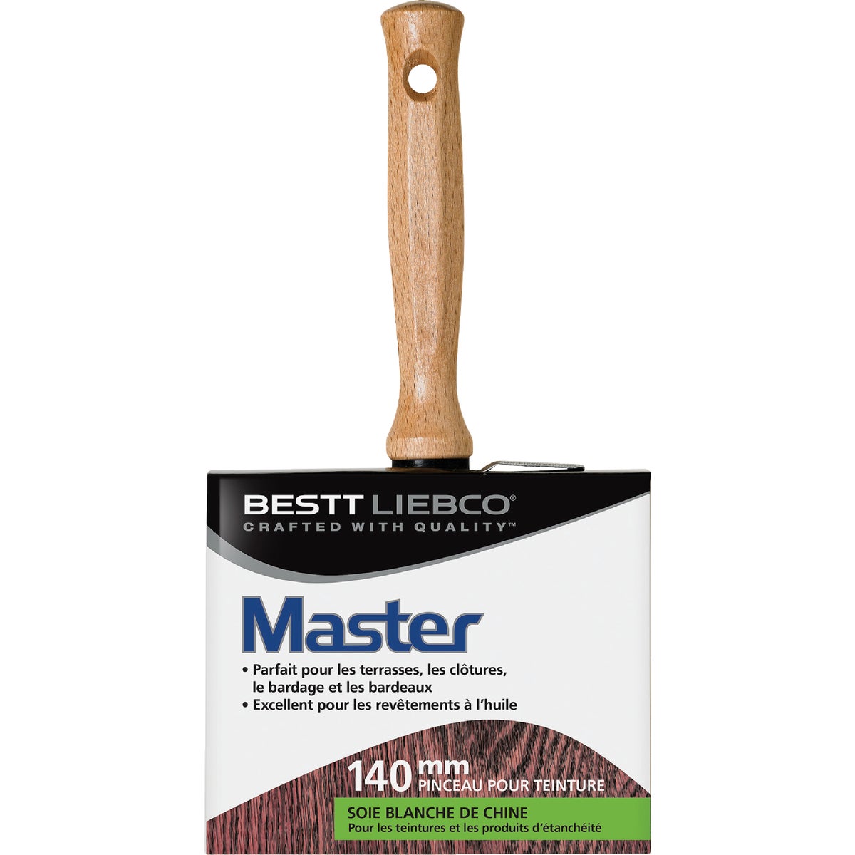 Bestt Liebco Master 5-1/2 In. Flat Stain Brush No. 144 Image 2