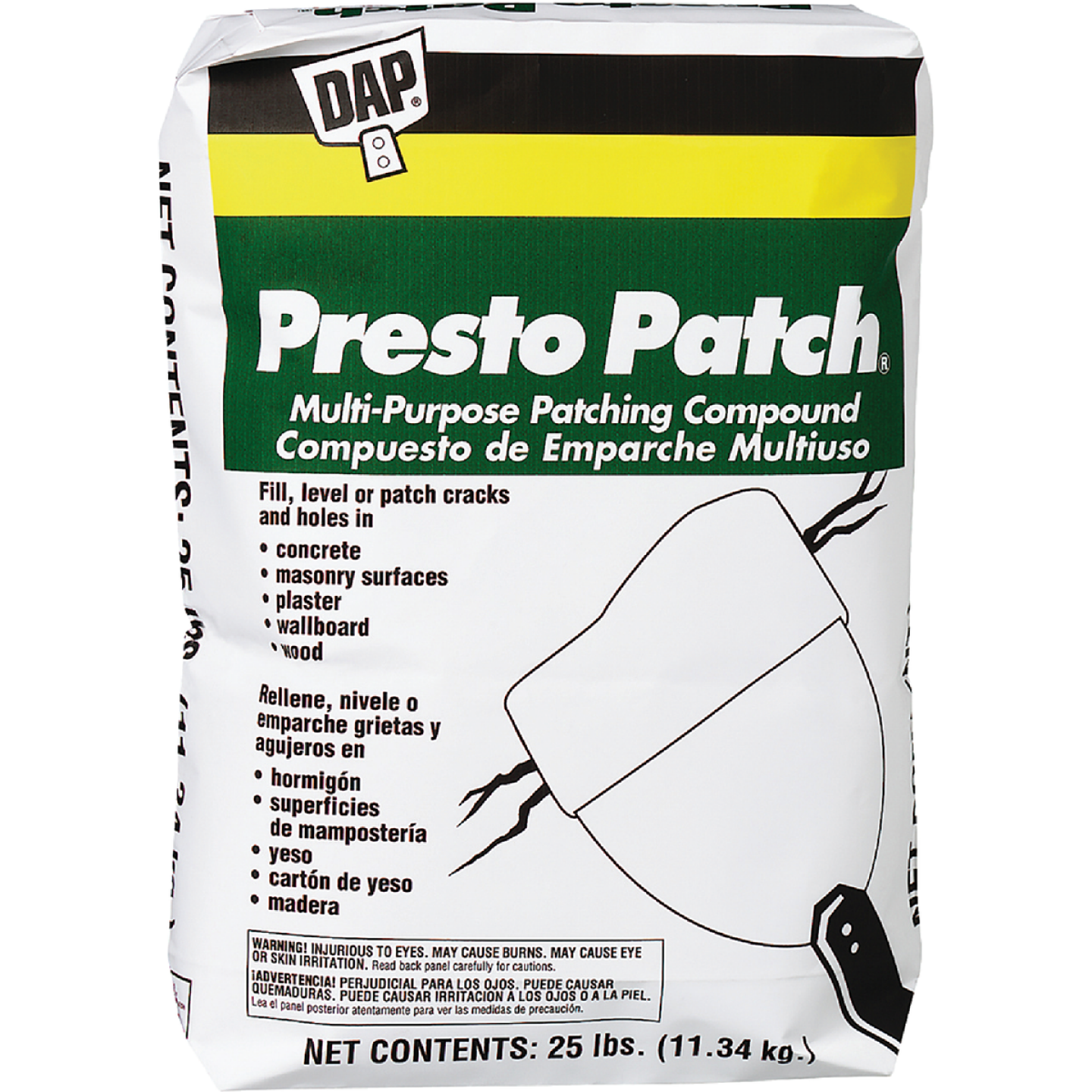 DAP Presto Patch 25 Lb. White Patching Compound Image 1