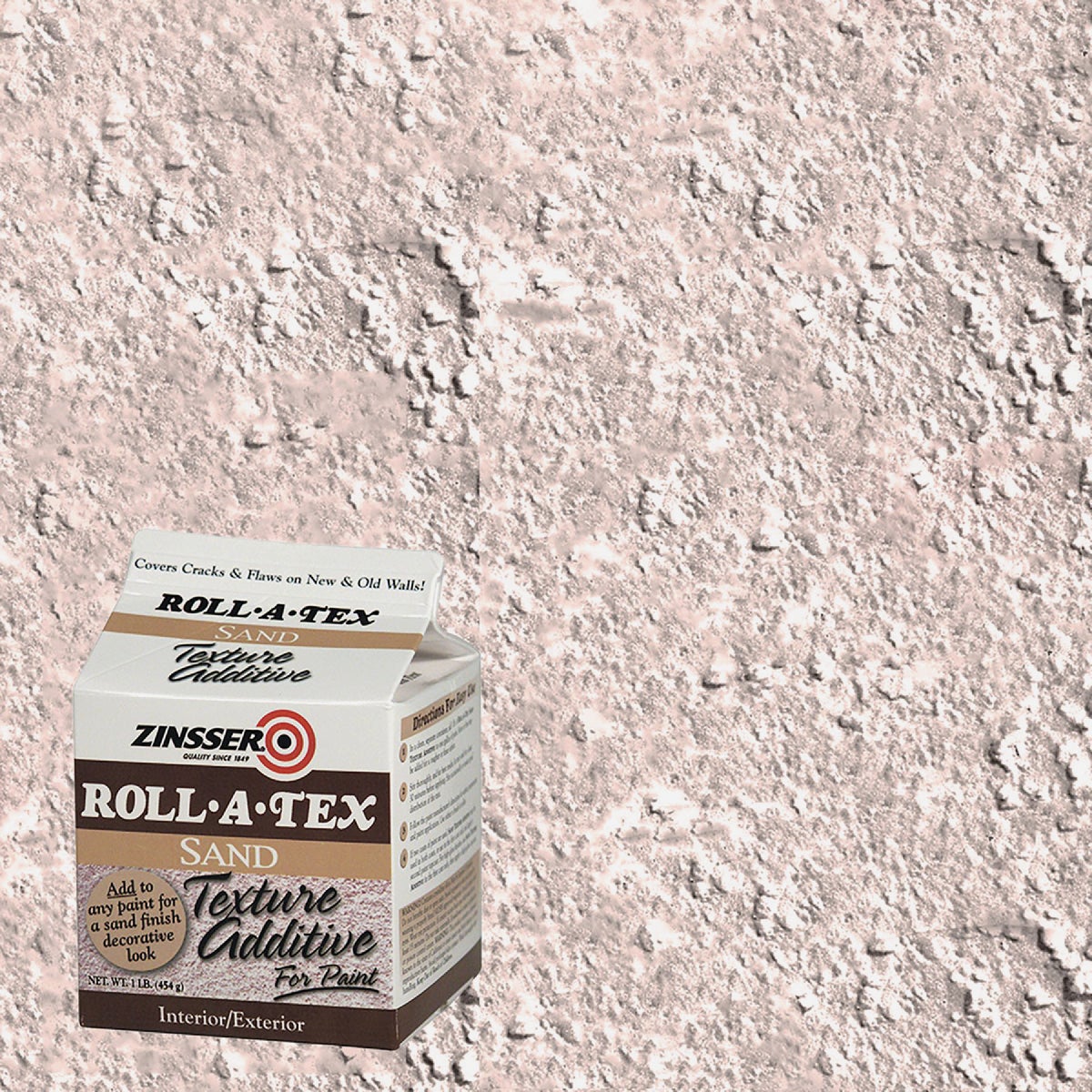 Zinsser Roll-A-Tex Sand Finish Texture Paint Additive, 1 Lb.