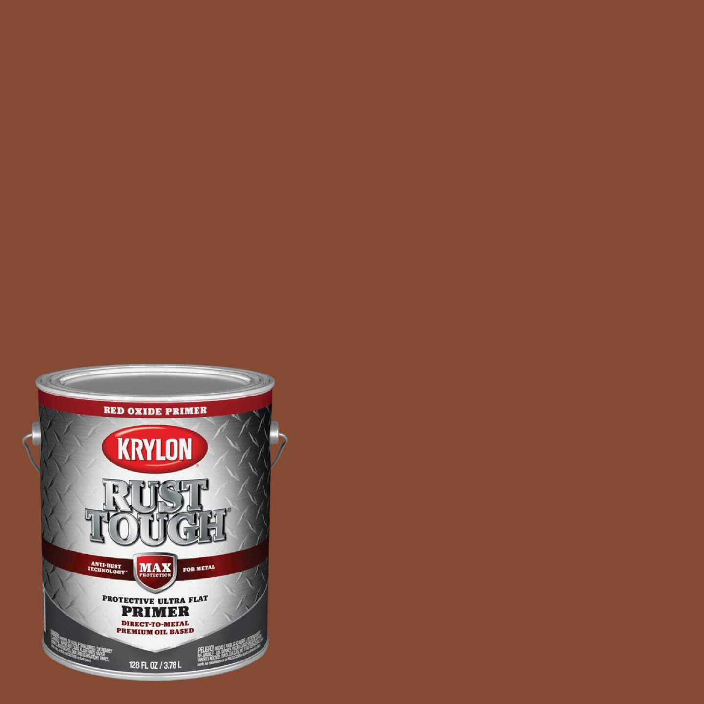 Krylon Rust Tough Primer, Red Oxide, 1 Gal. Image 1