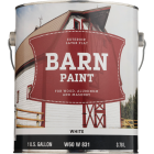 Do it Best Latex Flat Exterior Barn Paint, White, 1 Gal. Image 2