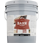 Do it Best Latex Flat Exterior Barn Paint, White, 5 Gal. Image 2