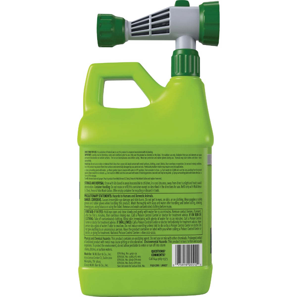 Home Armor 64 Oz. Hose End Sprayer Deck & Patio Wash with Microban Image 6