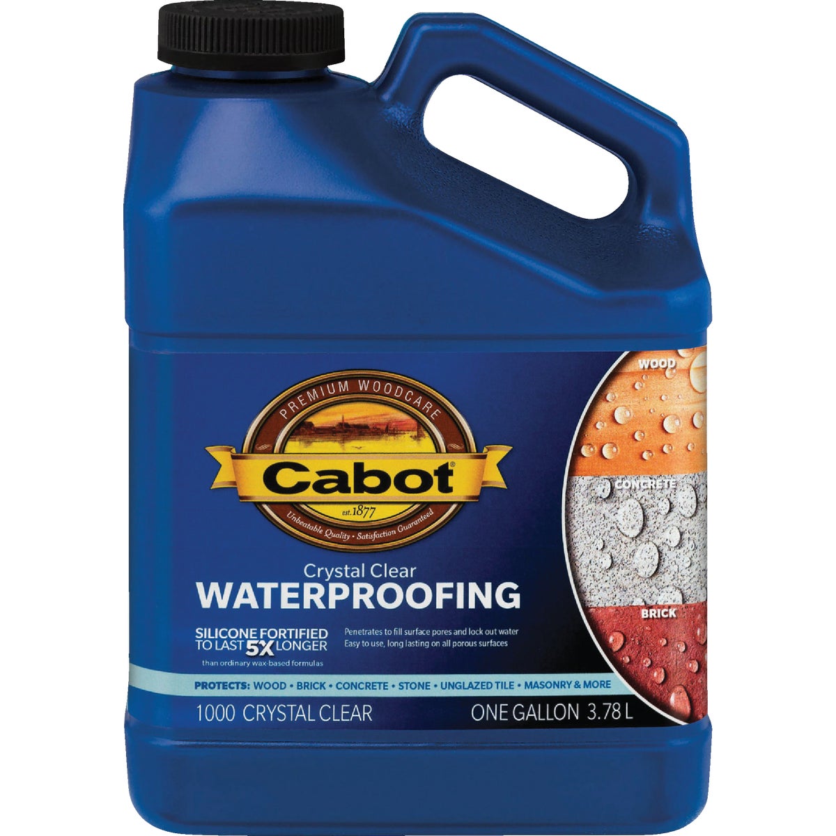 Cabot 1000 Clear Silicone Waterproofing Sealer, 1 Gal.
