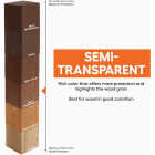 Cabot Semi-Transparent Exterior Siding Stain, 1306 Neutral Base, 1 Gal. Image 2