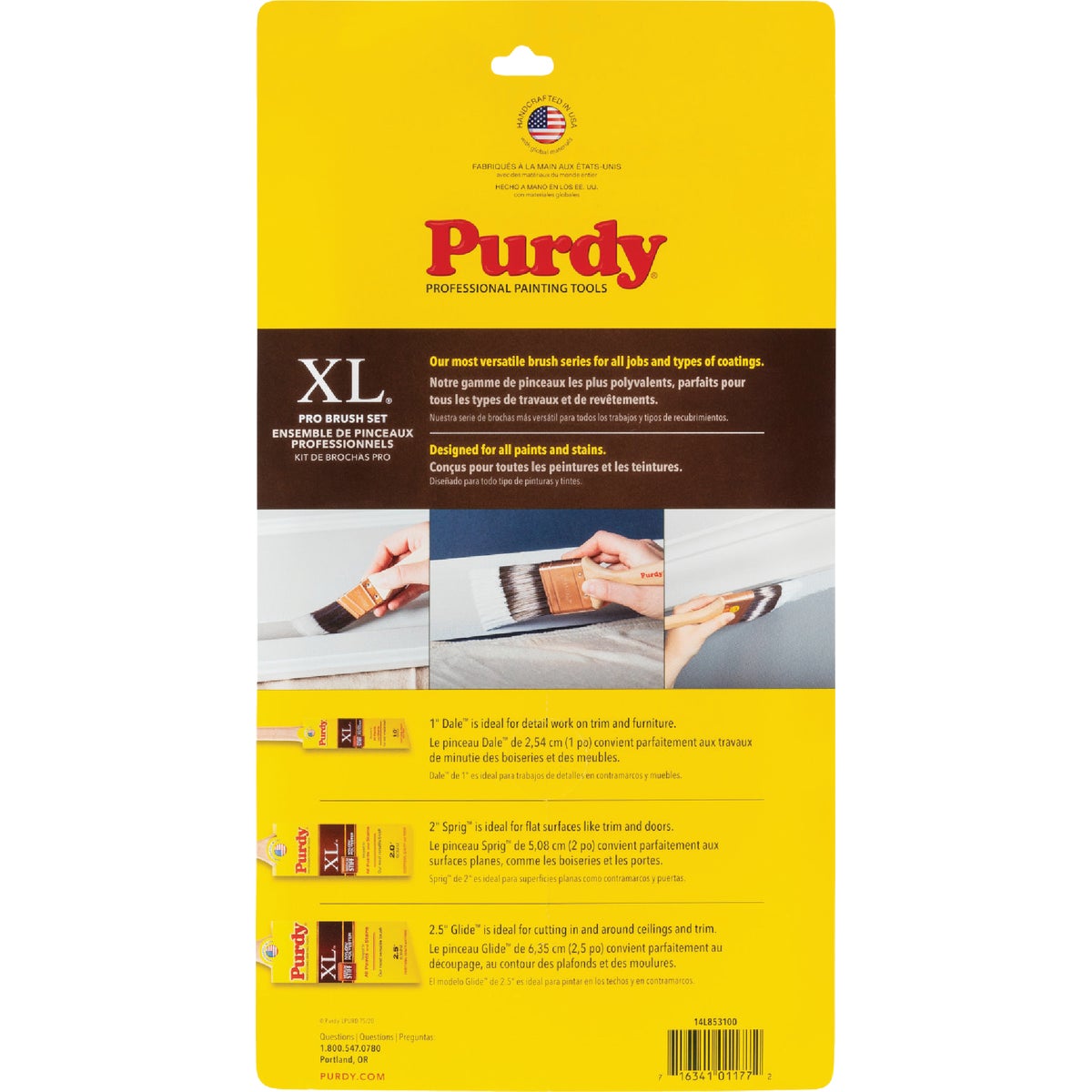 Purdy XL Pro Paint Brush Set (3-Pack) Image 6