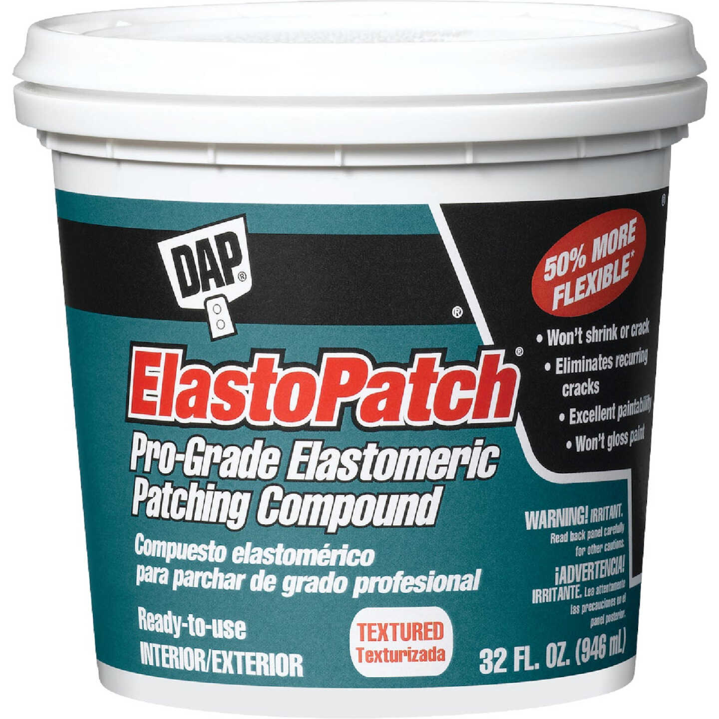 DAP ElastoPatch Quart Off-White Patching Compound Image 1