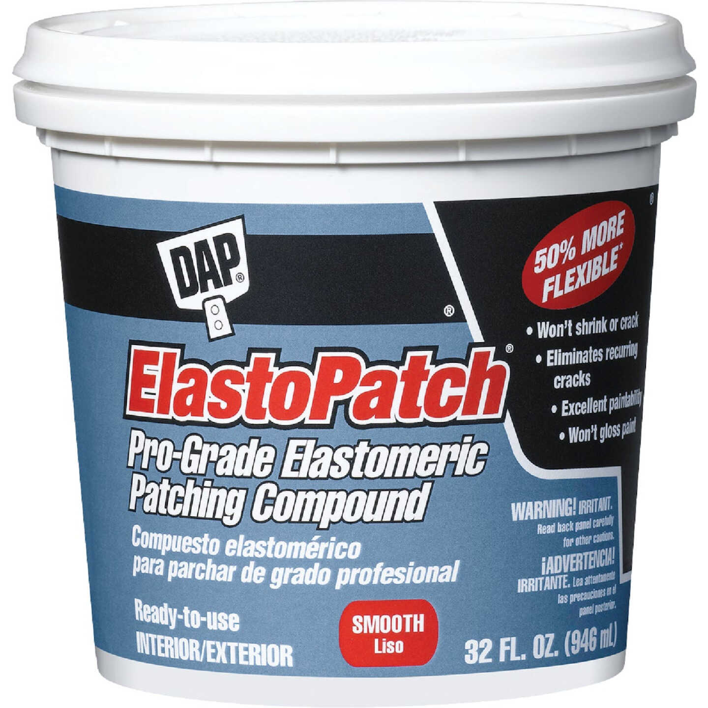 DAP ElastoPatch Quart White Patching Compound Image 1