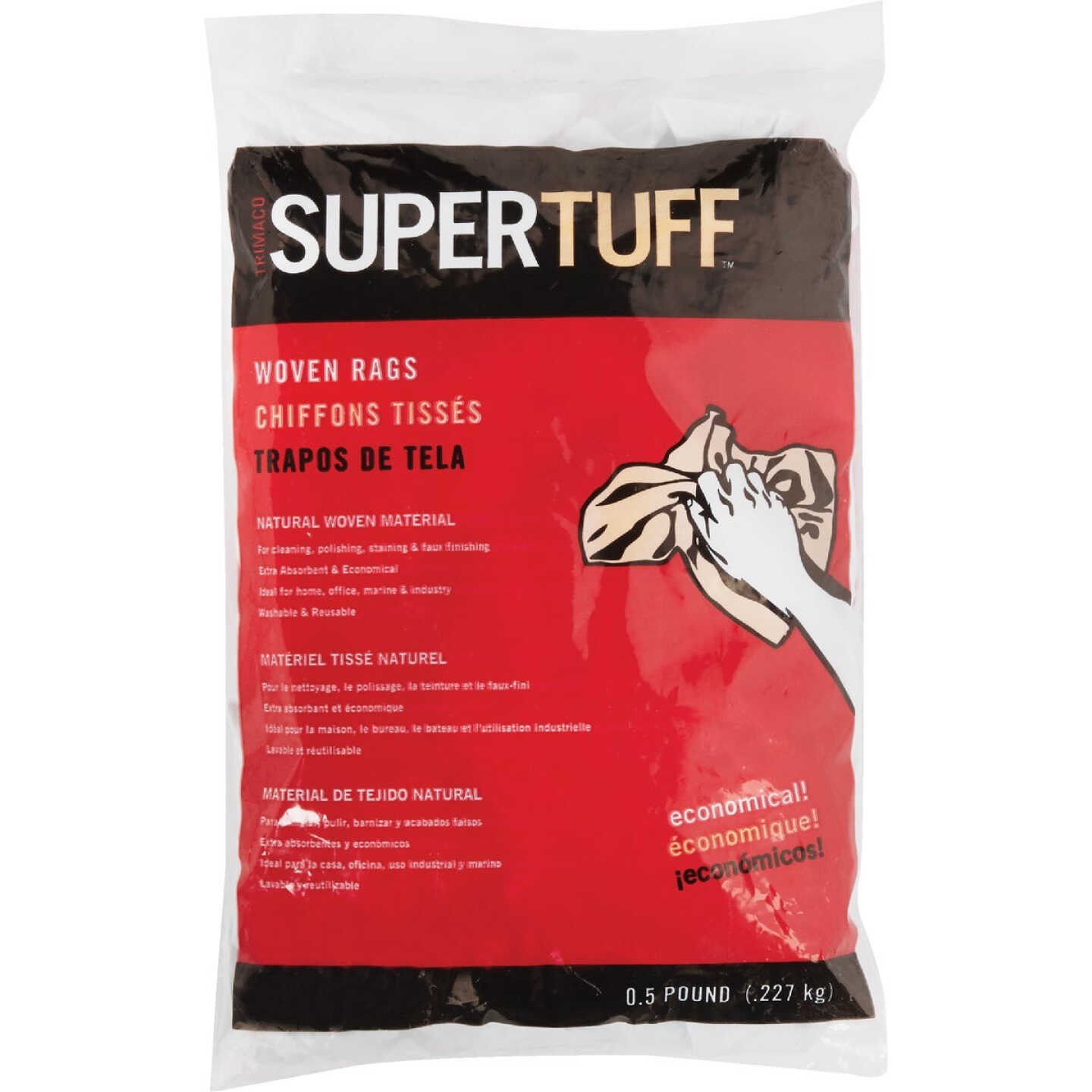 Trimaco SuperTuff 8 Oz. Painter's Rags Image 1