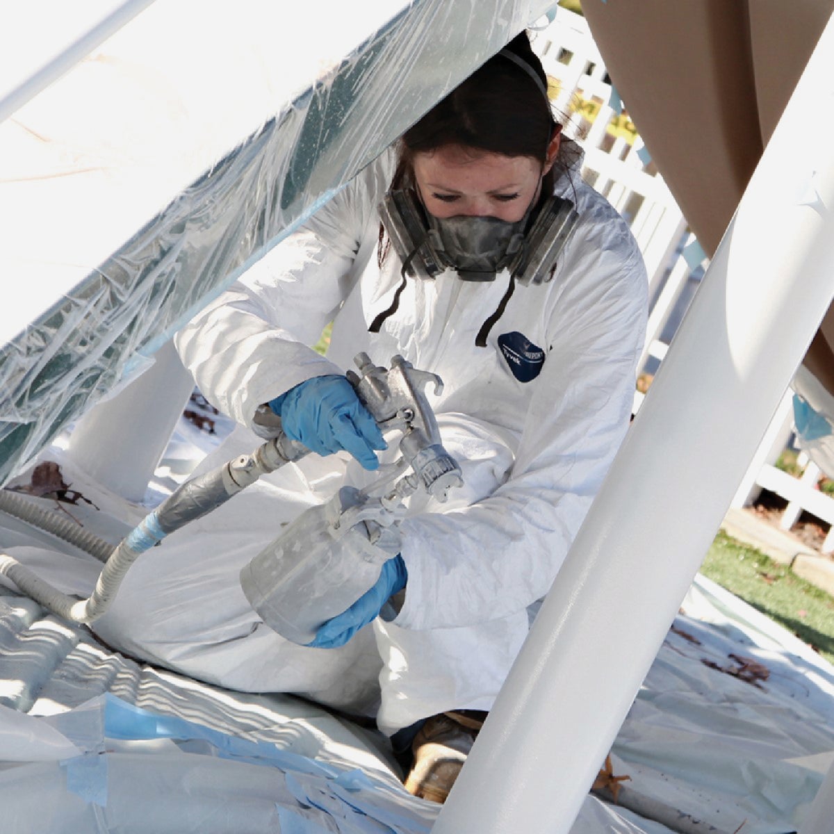 Trimaco DuPont Tyvek Medium No Elastic Disposable Coverall Image 4