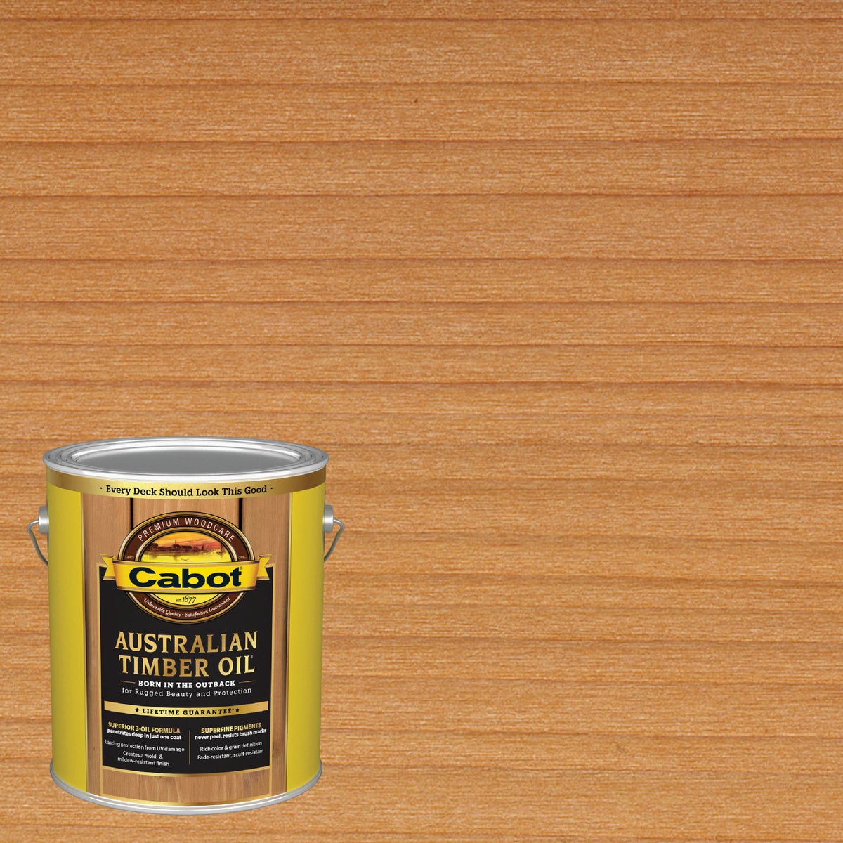 Cabot Australian Timber Oil, Amber Wood, 1 Gal.