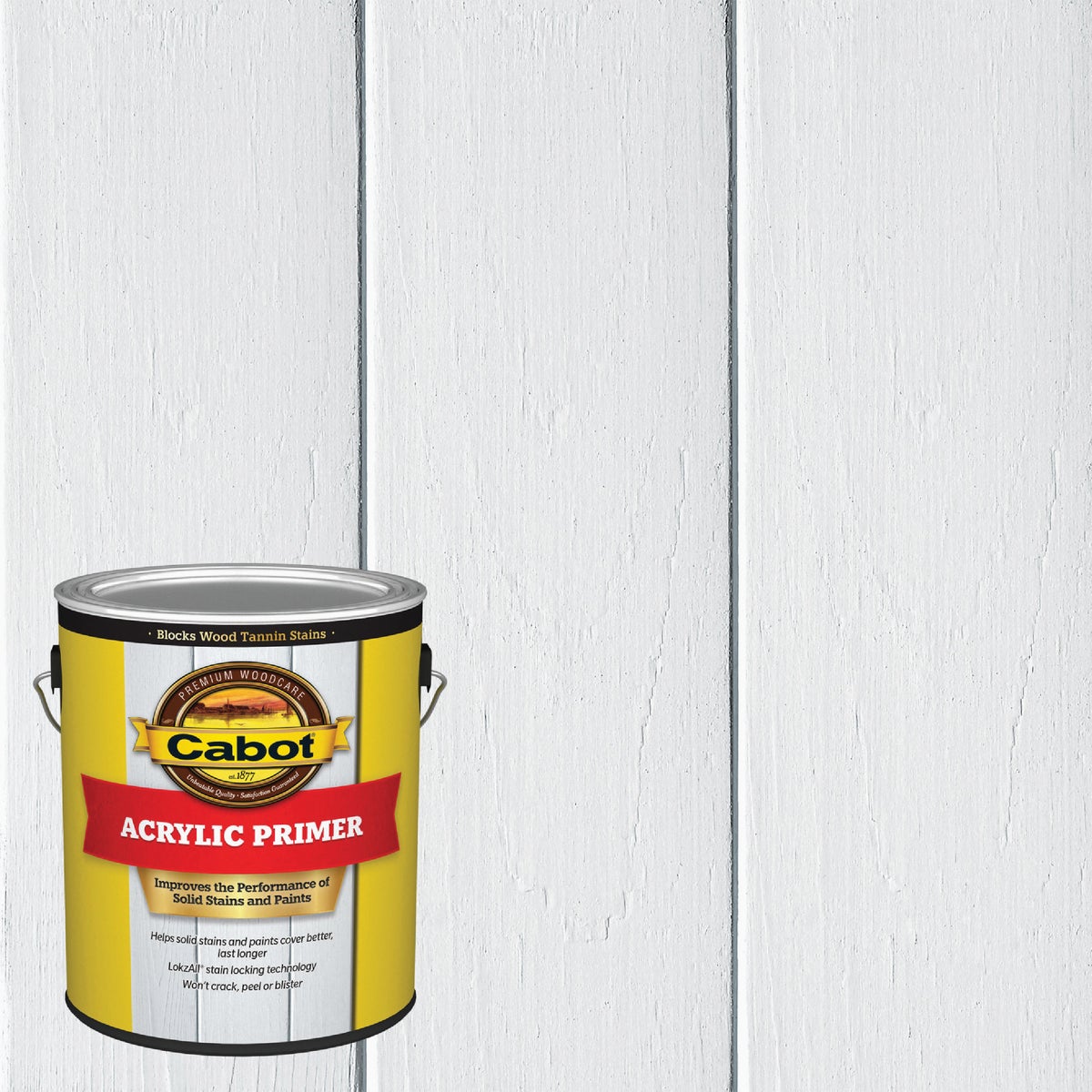 Cabot Acrylic Primer, White, 1 Gal.