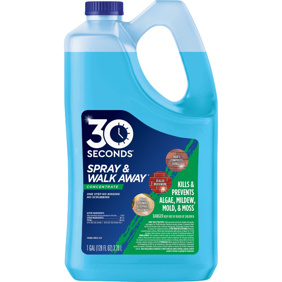 30 Seconds Spray and Walk Away Concentrate, 1 Gallon