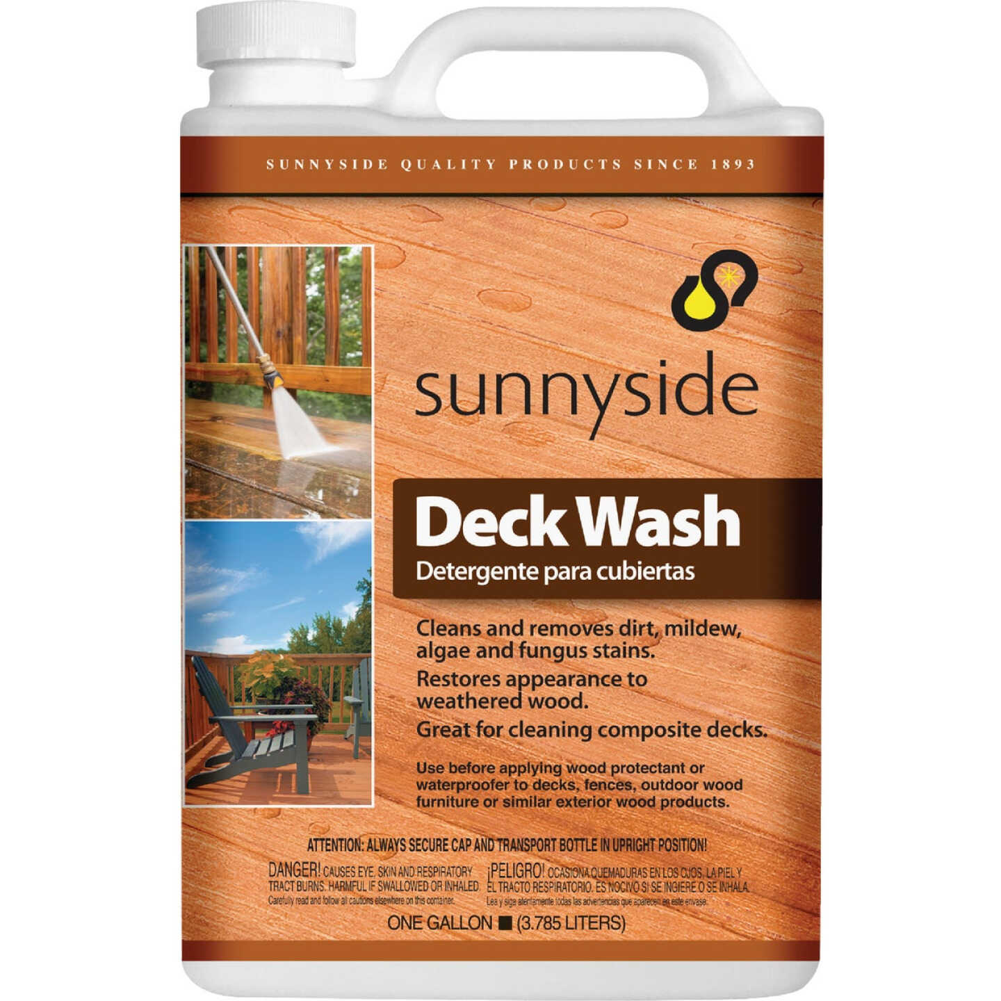 Sunnyside 1 Gal. Deck Wash Image 1