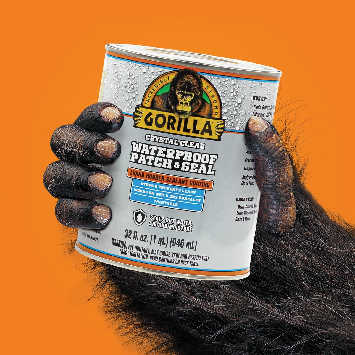 Gorilla 32 Oz. Clear Waterproof Patch & Seal Liquid Image 2