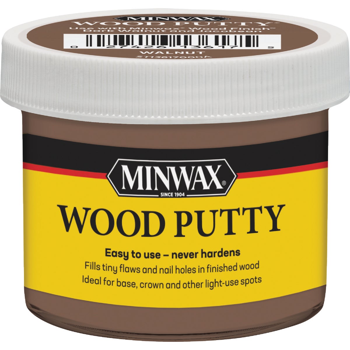 Minwax 3.75 Oz. Walnut Wood Putty Image 6