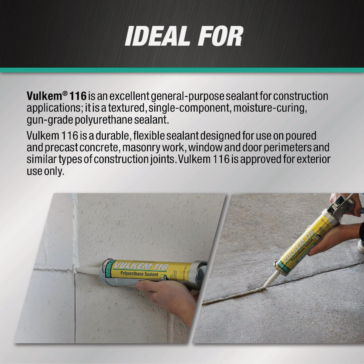 Tremco Vulkem 116 10.1 Oz. Bronze Polyurethane Sealant Image 3