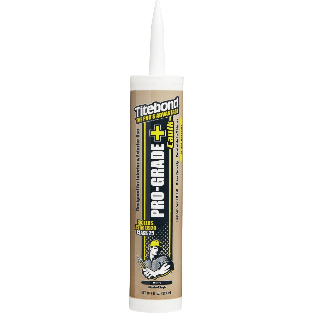 Titebond Pro Grade Plus 10.1 Oz. White Silicone Caulk Image 6