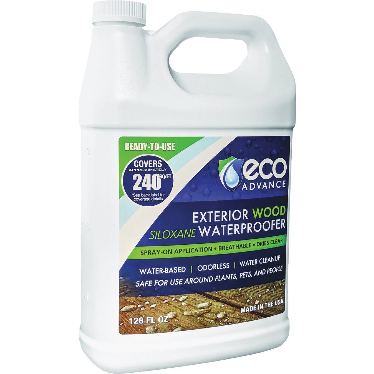 Eco Advance Exterior Wood Water Repellent Sealer, 1 Gal., Clear Image 1