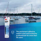 3M 3 Oz. White Marine Adhesive Sealant 5200 Image 5