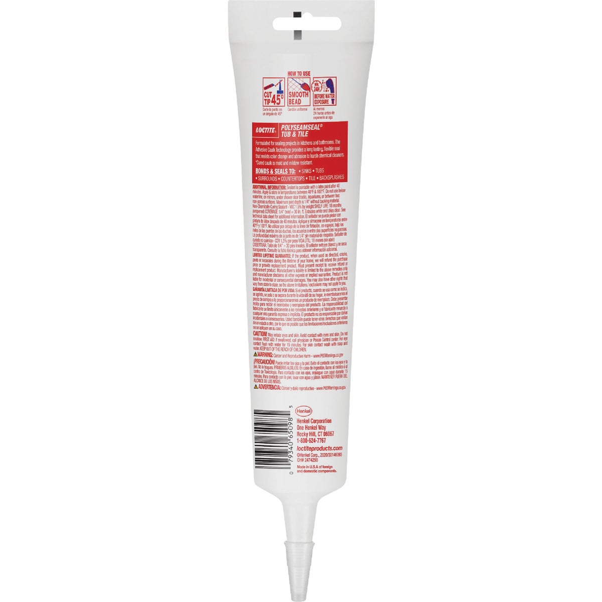 Loctite Polyseamseal 5.5 Oz. Clear Kitchen & Bath Caulk Image 3