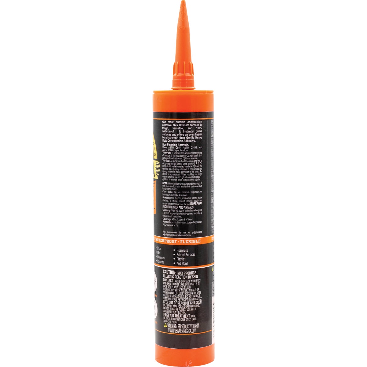 Gorilla 9 Oz. Heavy Duty Ultimate Construction Adhesive Image 5