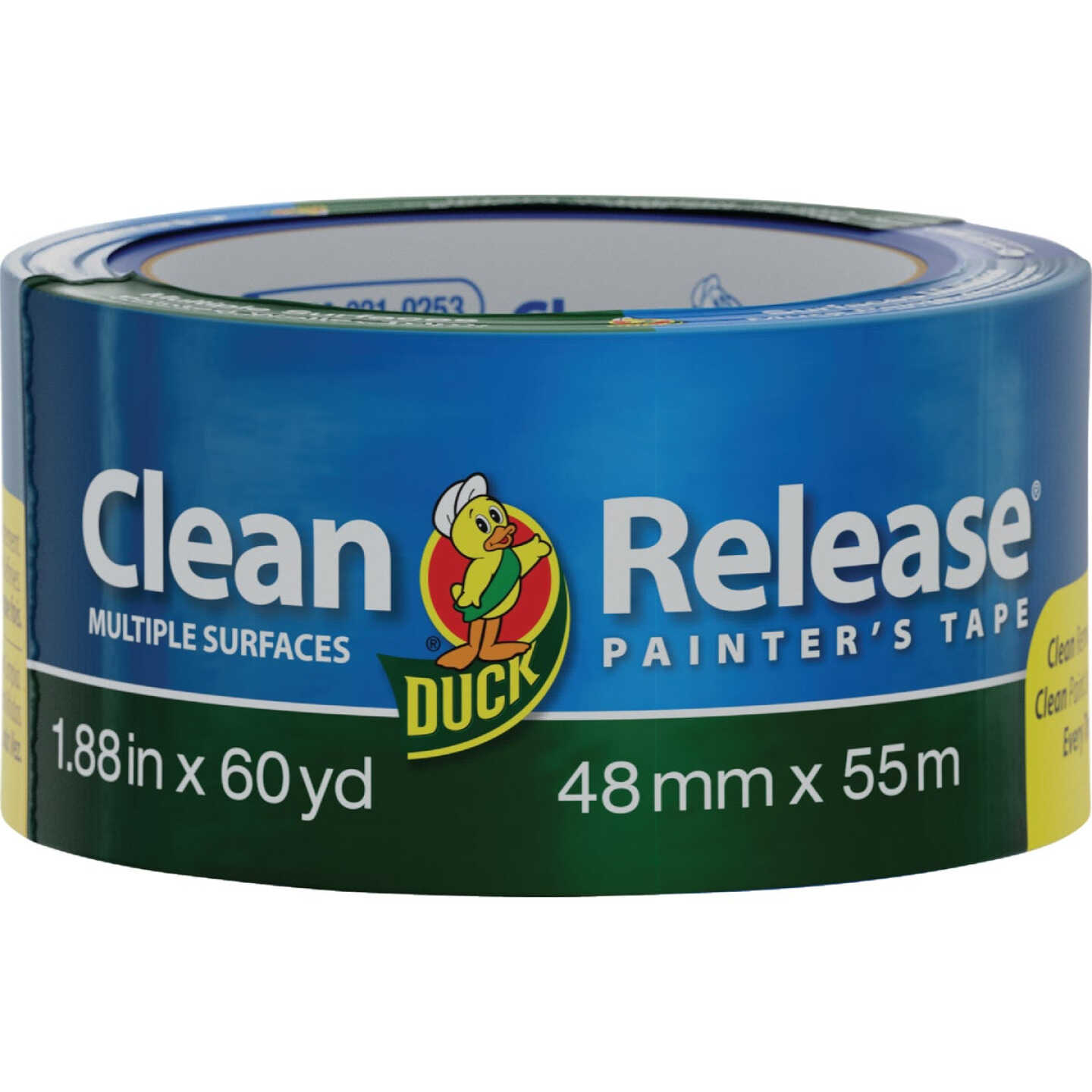 Duck Clean Release 1.88 In. x 60 Yd. Blue Painters Tape Image 1