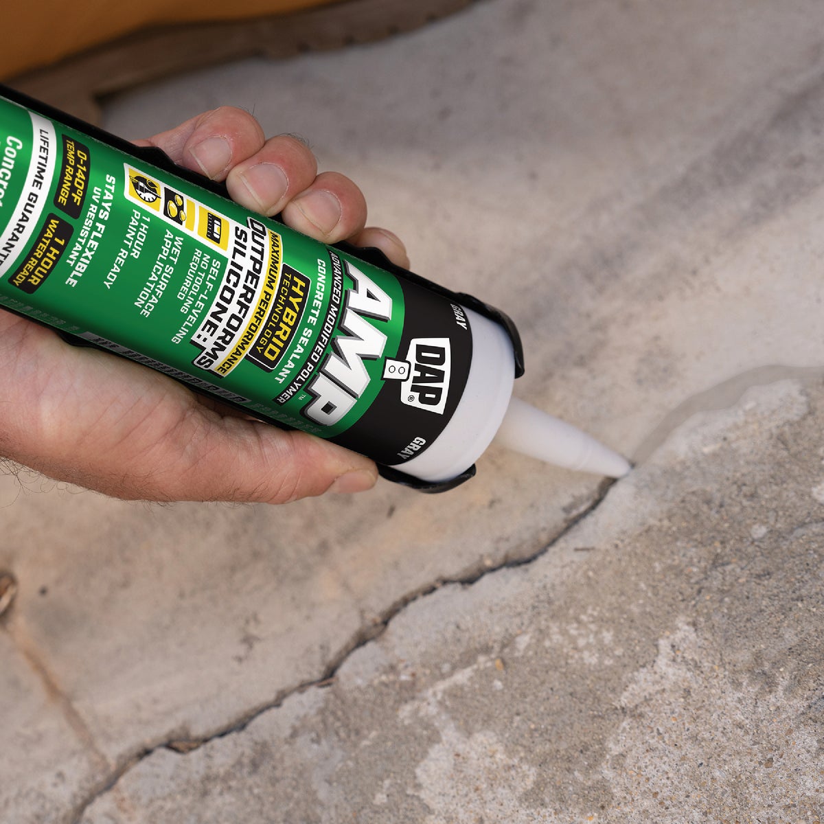 DAP AMP 9 Oz. Advanced Modified Polymer Self-Leveling Concrete and Mortar Sealant Image 2