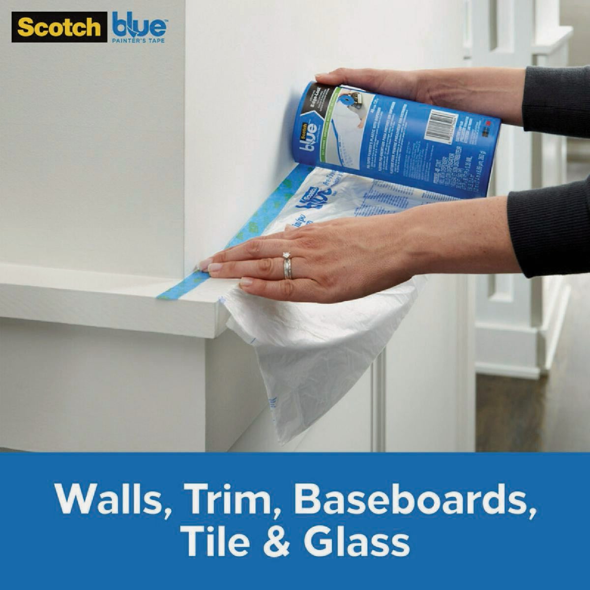 ScotchBlue Tape + Plastic with Dispenser Image 5