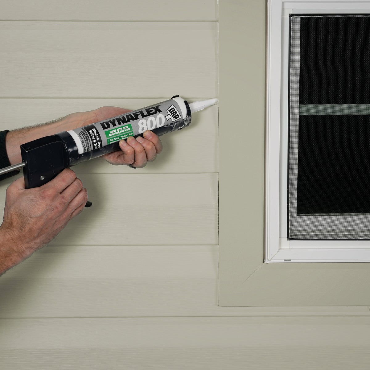 DAP Dynaflex 800 10.1 Oz. Advanced Window, Door, Siding, & Trim Polymer Sealant - Clay Image 2