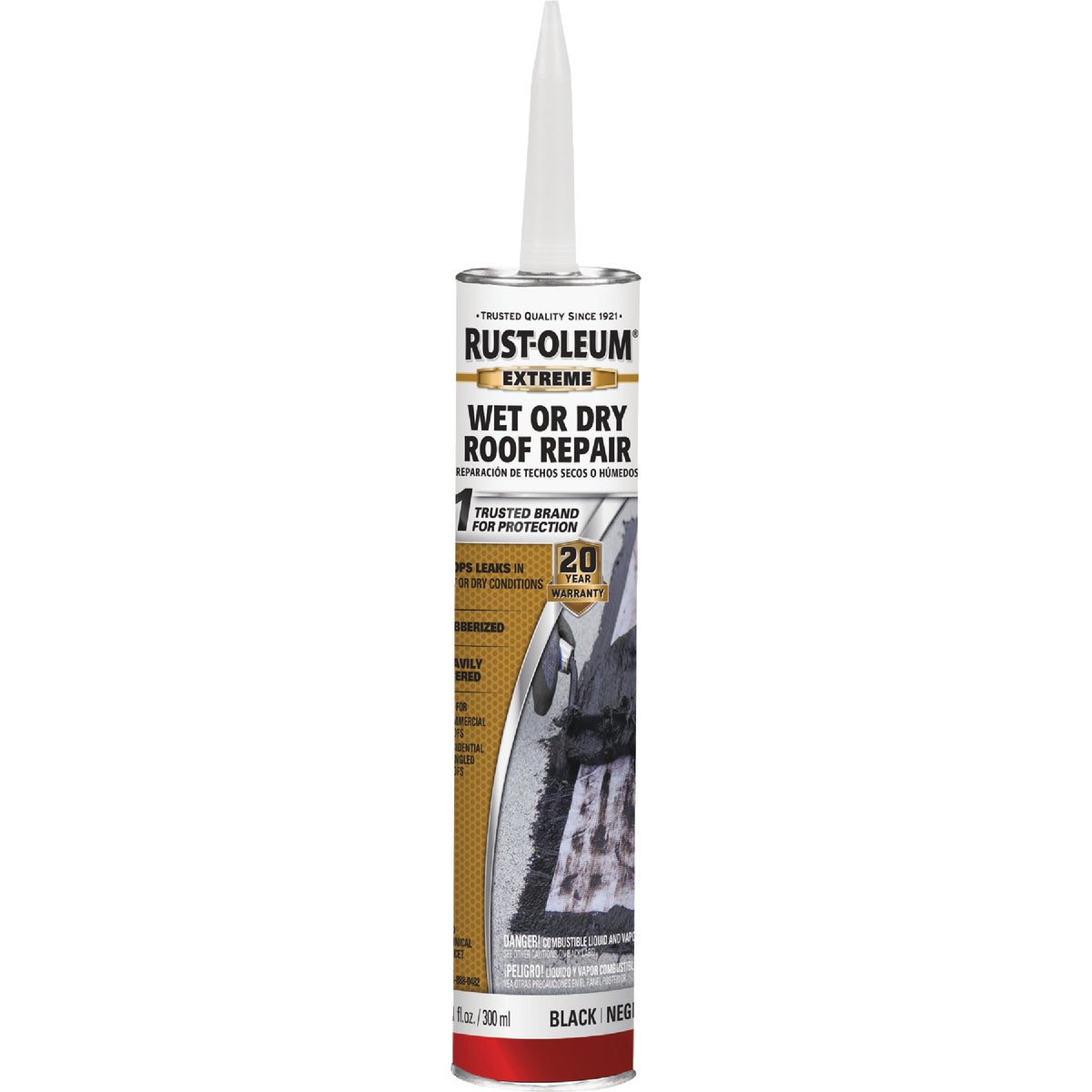 Rust-Oleum 10.1 Oz. Black Extreme Wet or Dry Roof Repair Image 2