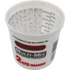 Leaktite 2.5 Qt. Semi-Transparent Multi-Mix All Purpose Mixing And Storage Container Image 5