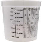 Leaktite 2.5 Qt. Semi-Transparent Multi-Mix All Purpose Mixing And Storage Container Image 2