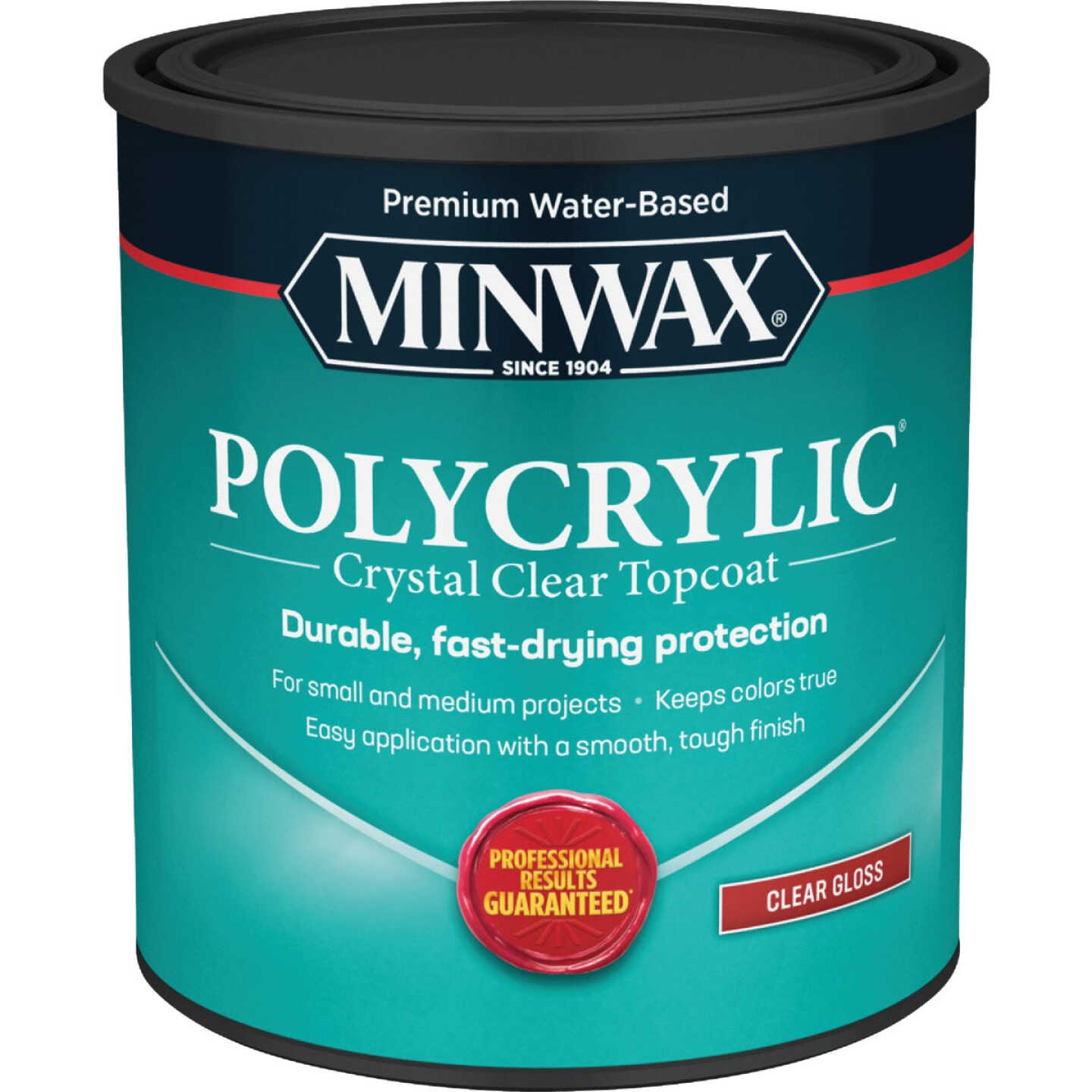Minwax Polycrylic 1 Qt. Gloss Water Based Protective Finish Image 1
