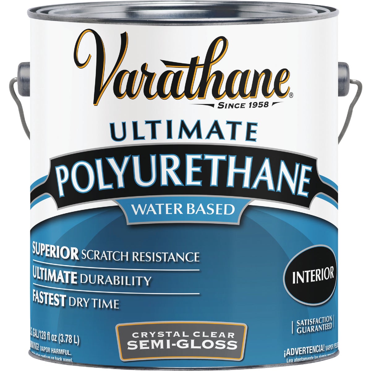 Varathane Semi-Gloss Low Odor Water Based Interior Polyurethane, 1 Gal. Image 2