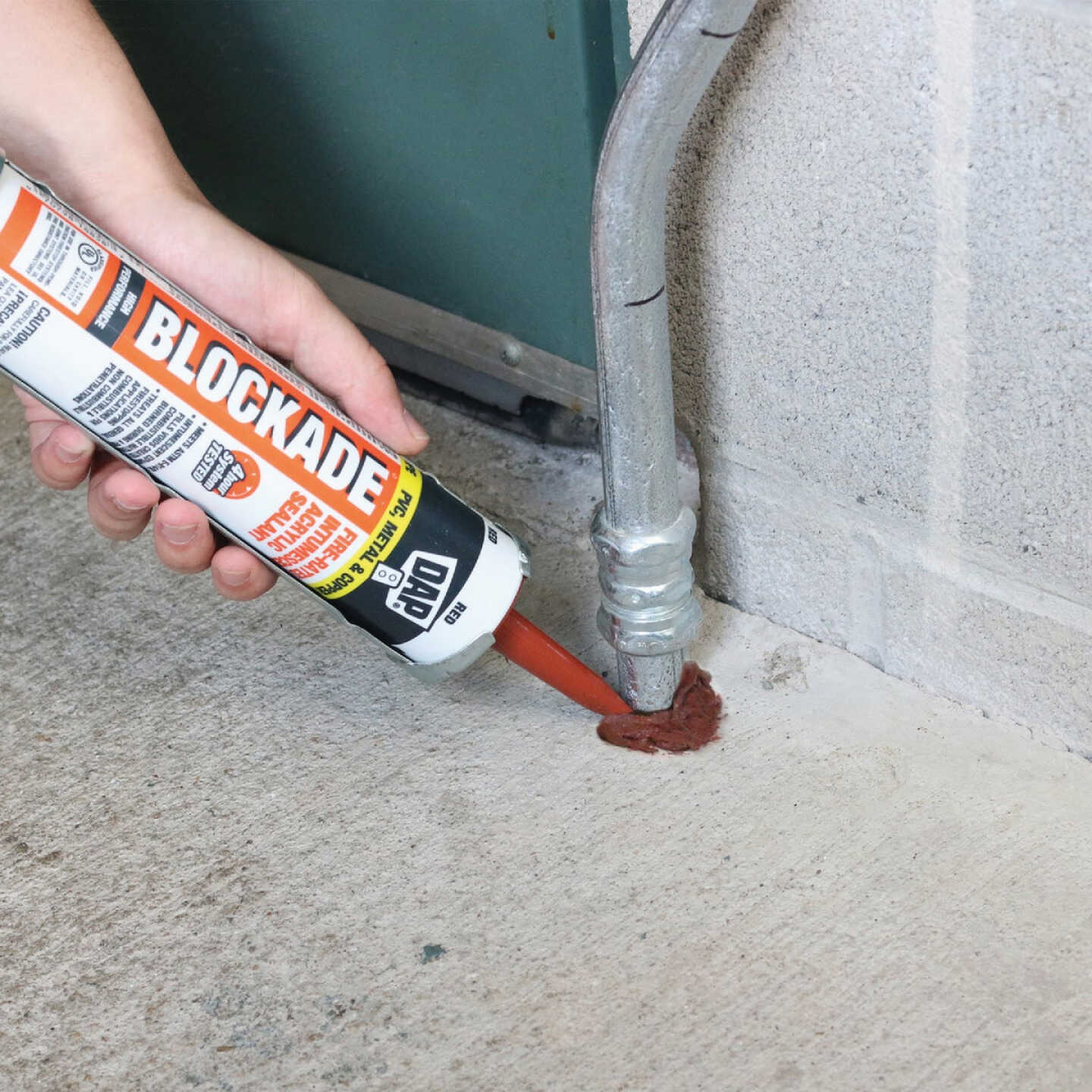 Dap Blockade 10.1 Oz. Fire-Rated Intumescent Sealant, Red Image 6