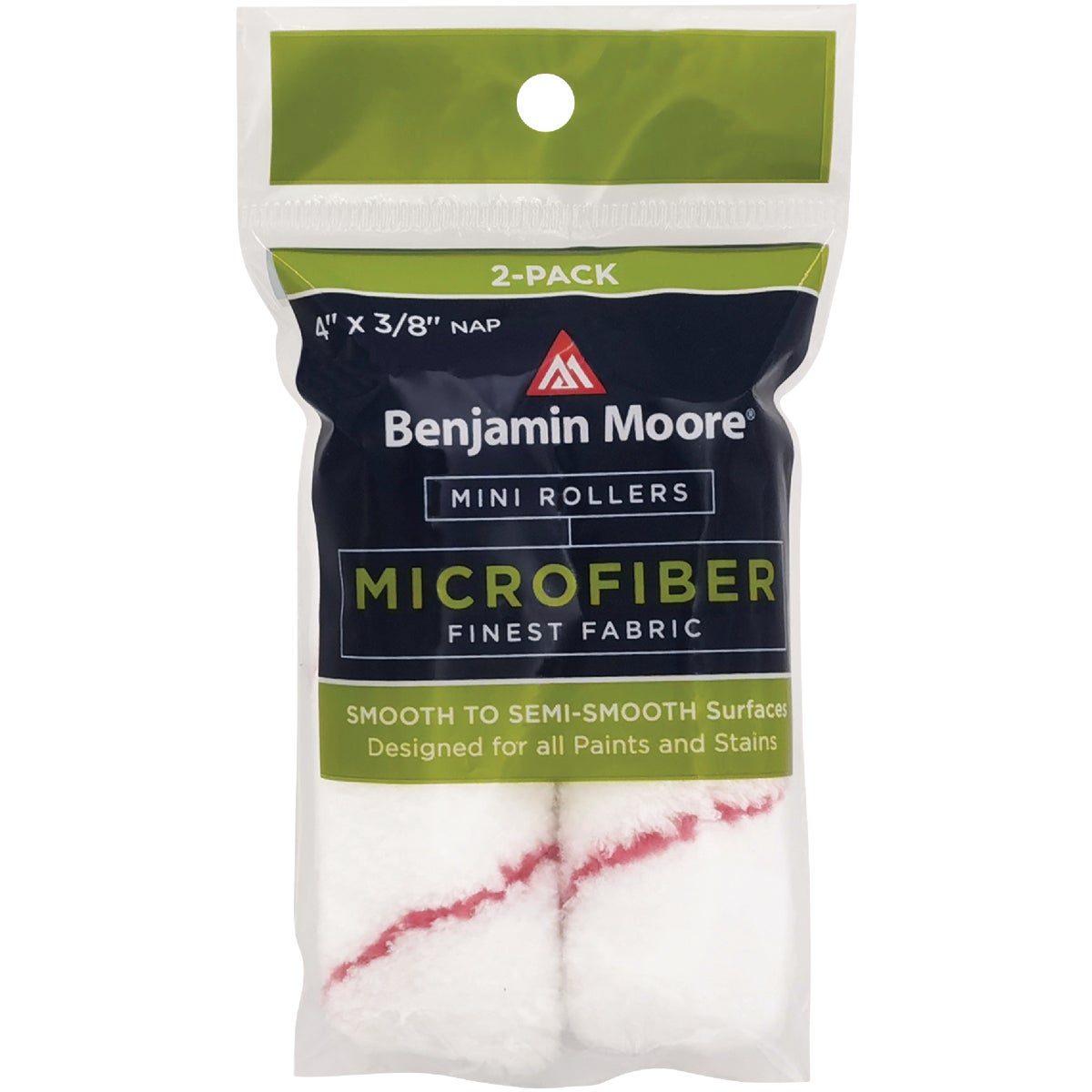 Benjamin Moore 4 In. x 3/8 In. Micro Mini Cover (2-Pack) Image 1