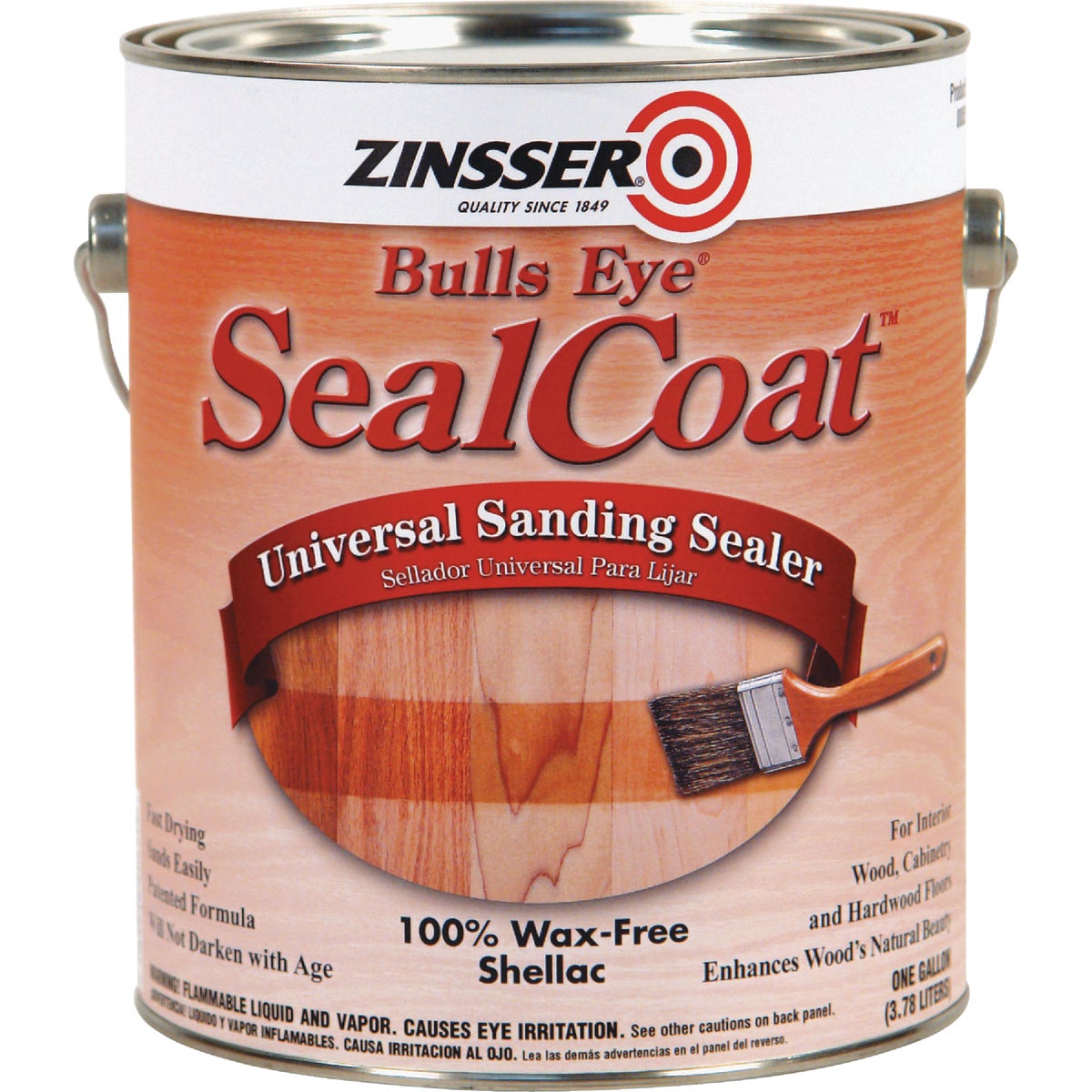 Zinsser Bulls Eye SealCoat Sanding Sealer, 1 Gal. Image 2