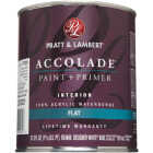 Pratt & Lambert Accolade 100% Acrylic Paint & Primer Flat Interior Wall Paint, Designer White, 1 Qt. Image 2