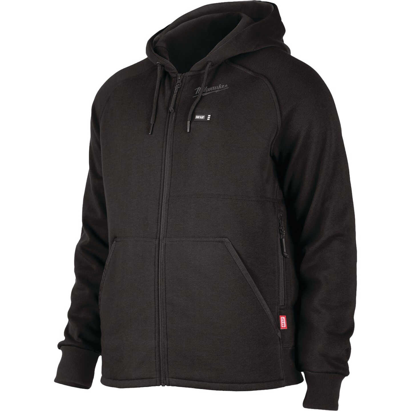 Milwaukee M12 2XL Black Cordless Heated Hoodie Kit, 2XL Image 1